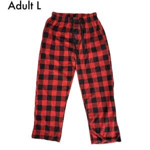 #followme Microfleece Men’s L Buffalo Plaid Pajama Pants with Pockets